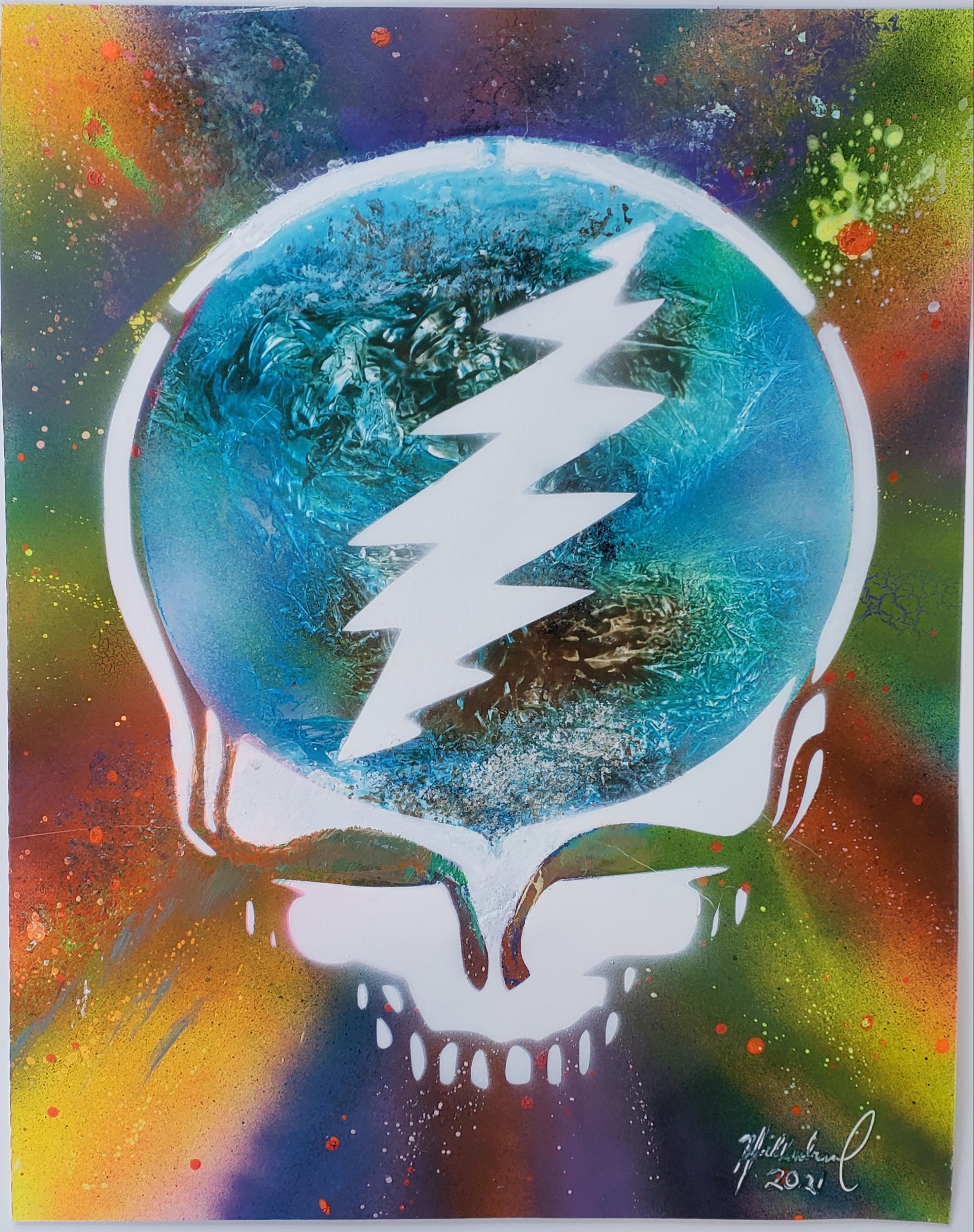 Grateful Dead - Steal Your Face (commissioned work)