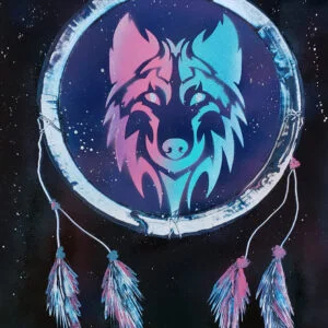 Wolf Dream Catcher
