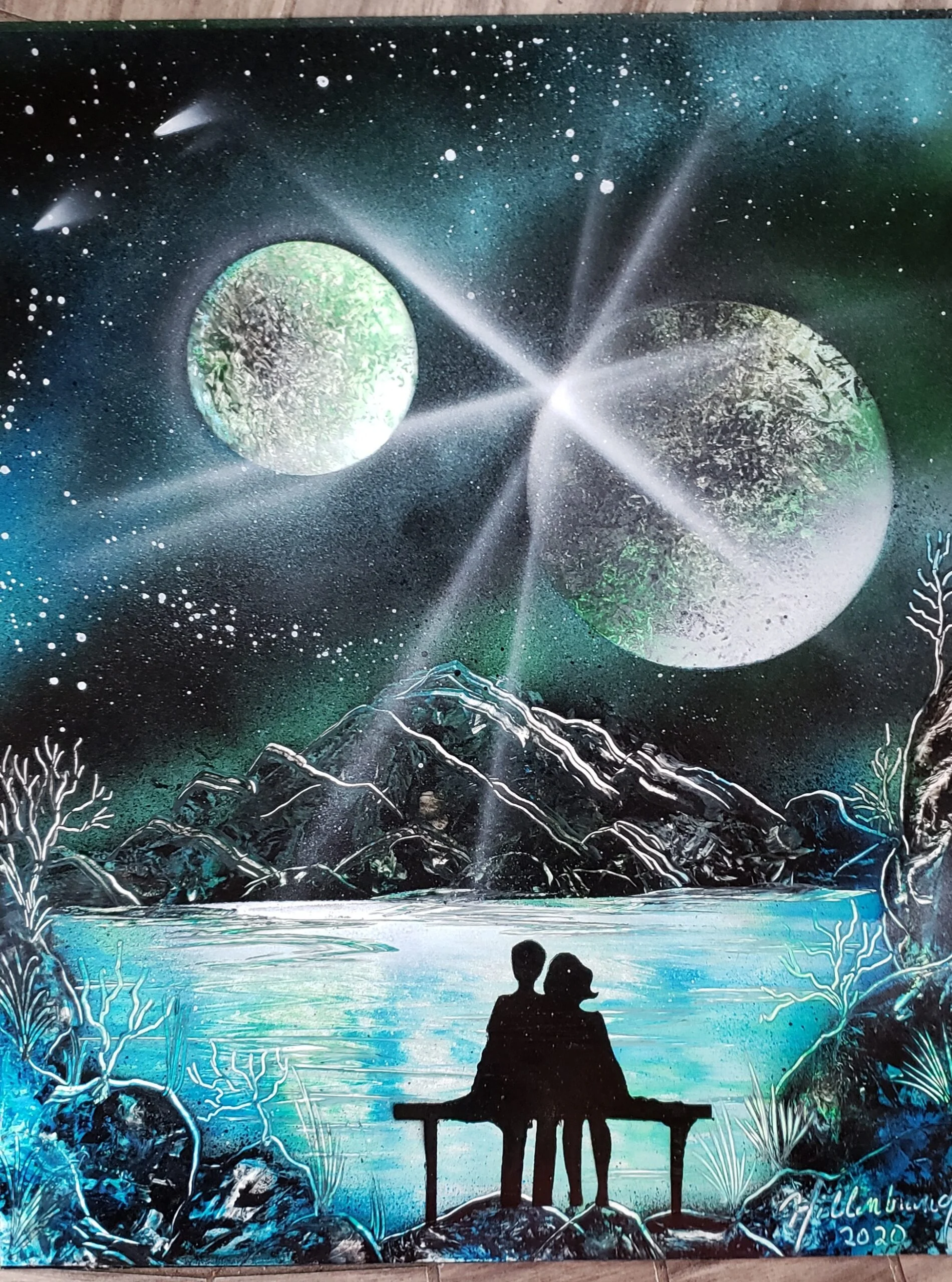 Moon gazing