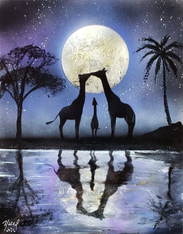 Giraffe Family