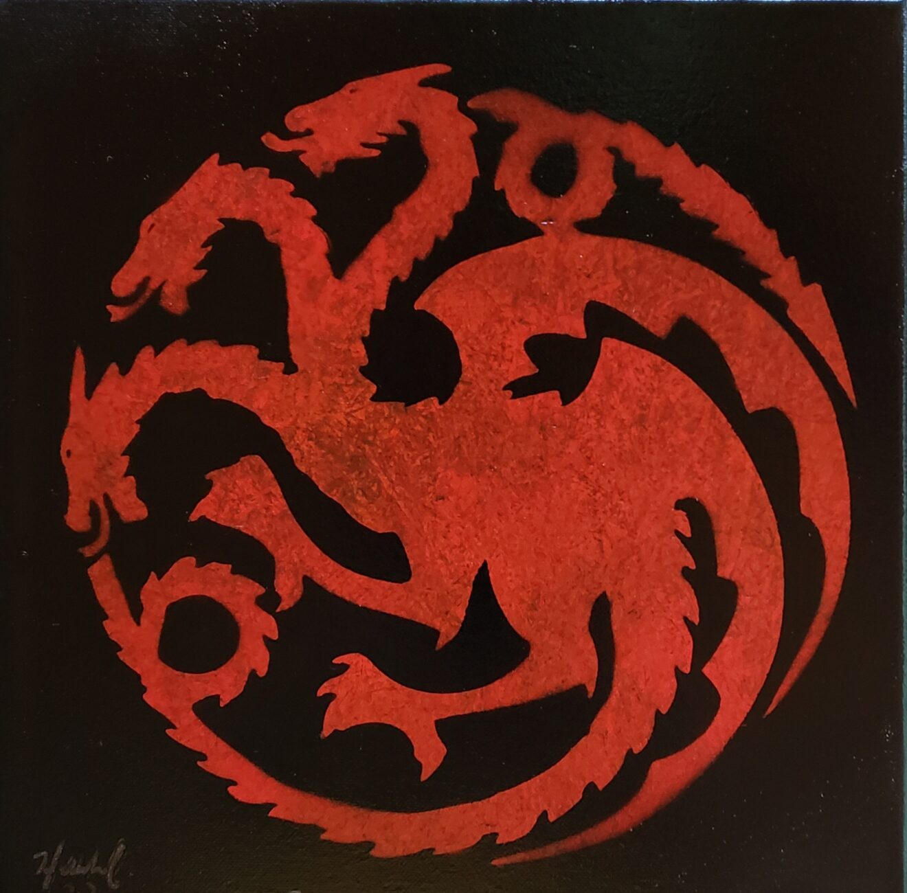 House of the Dragon, Targaryen - Steel City Spray Art