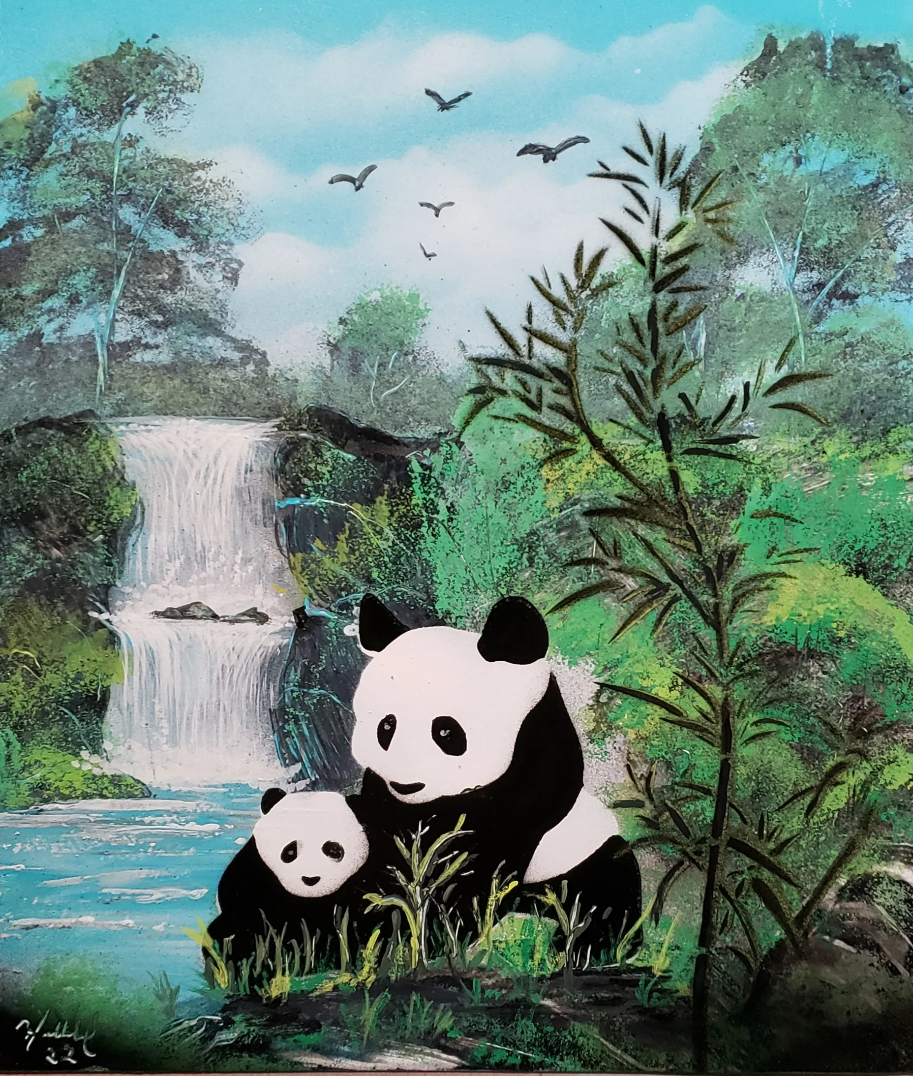 Chillin Pandas
