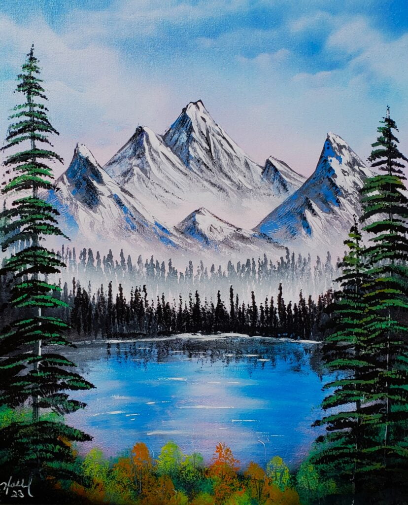 mountain serenity bob ross