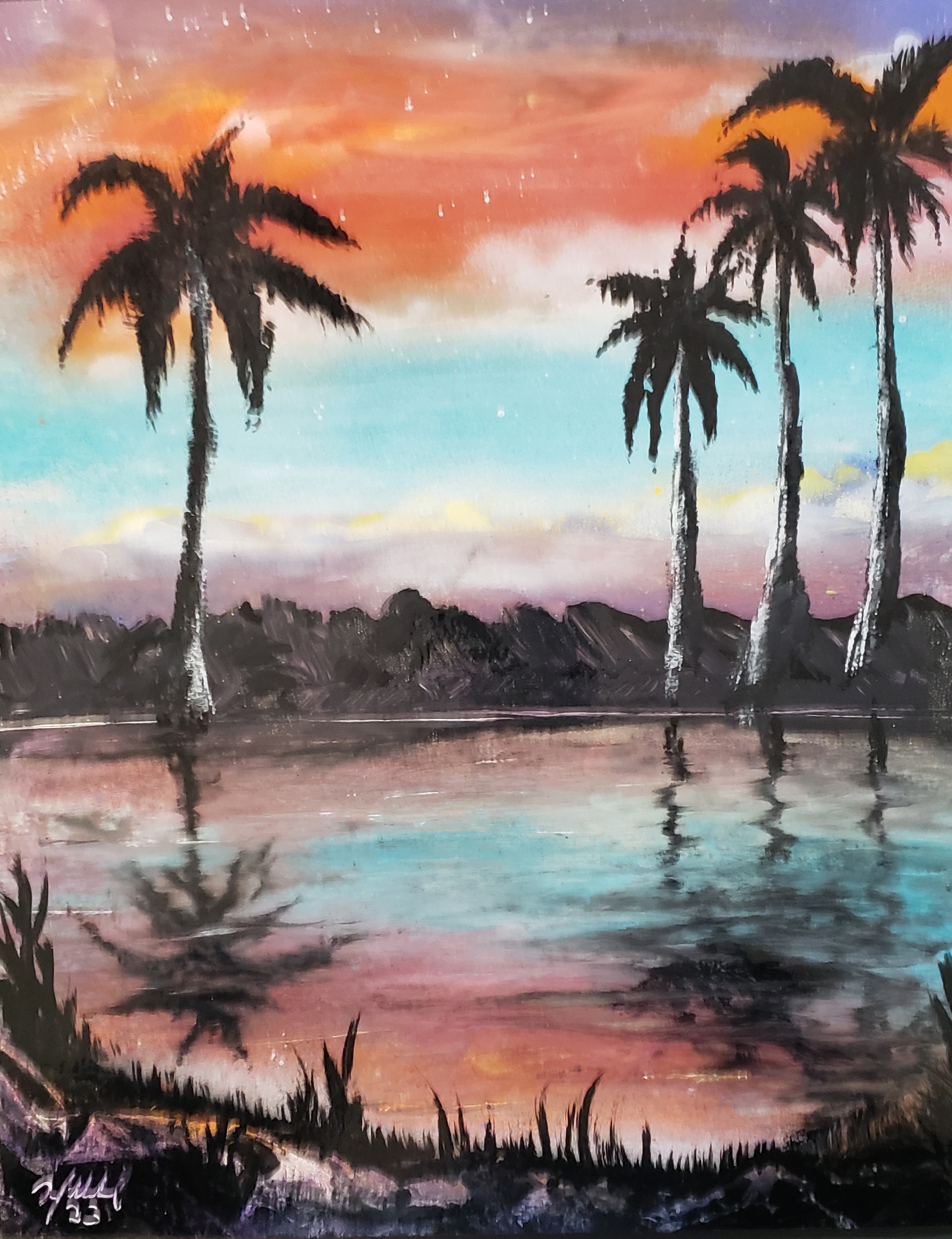 Palm Tree Reflections