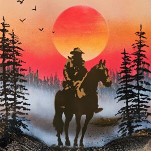 Cowboy Sunset