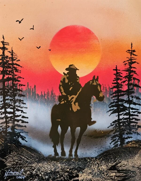 Cowboy Sunset