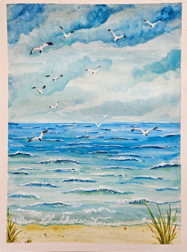 Beach scene