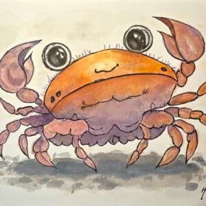 Whimsical Crab