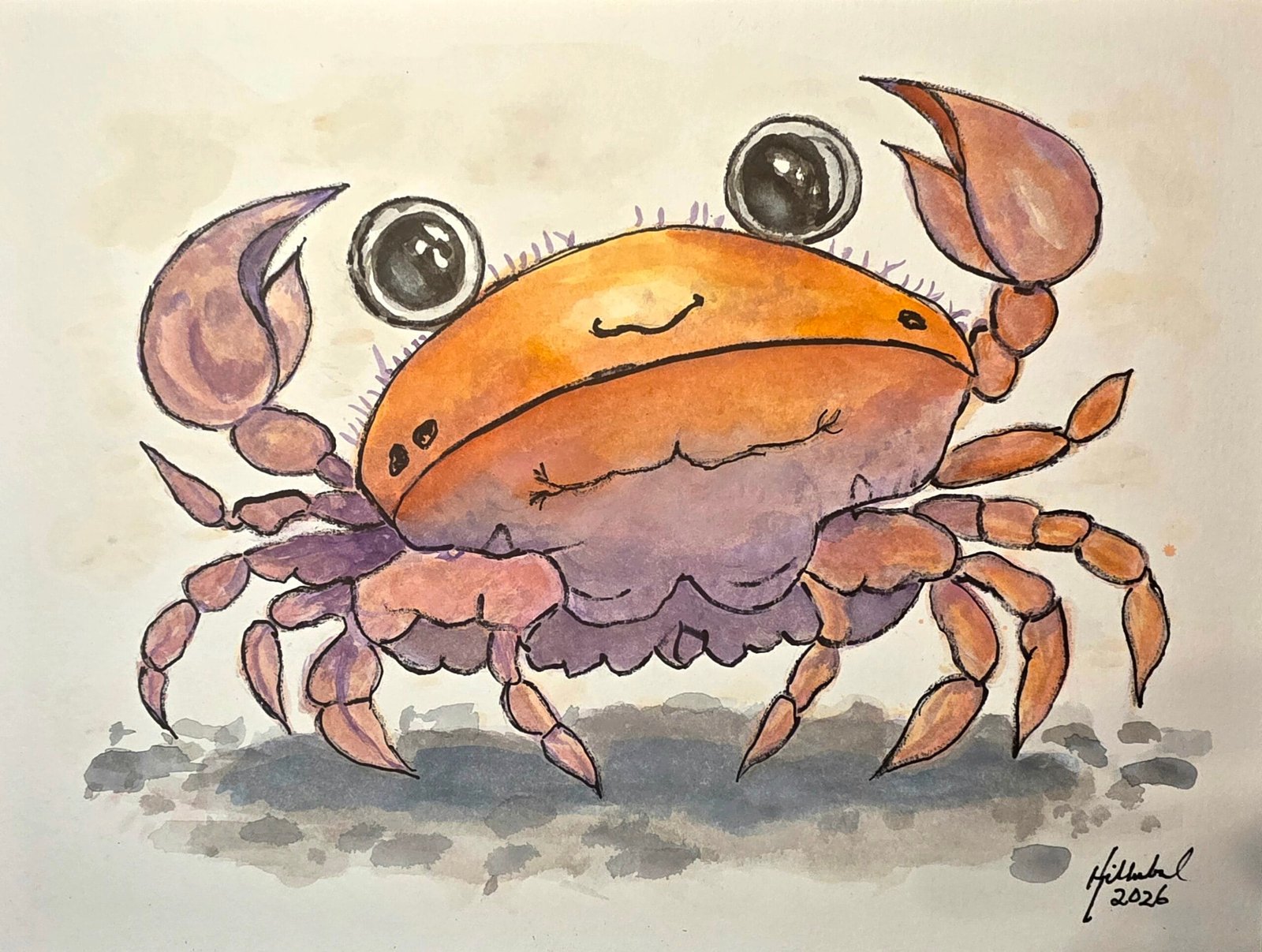 Whimsical Crab